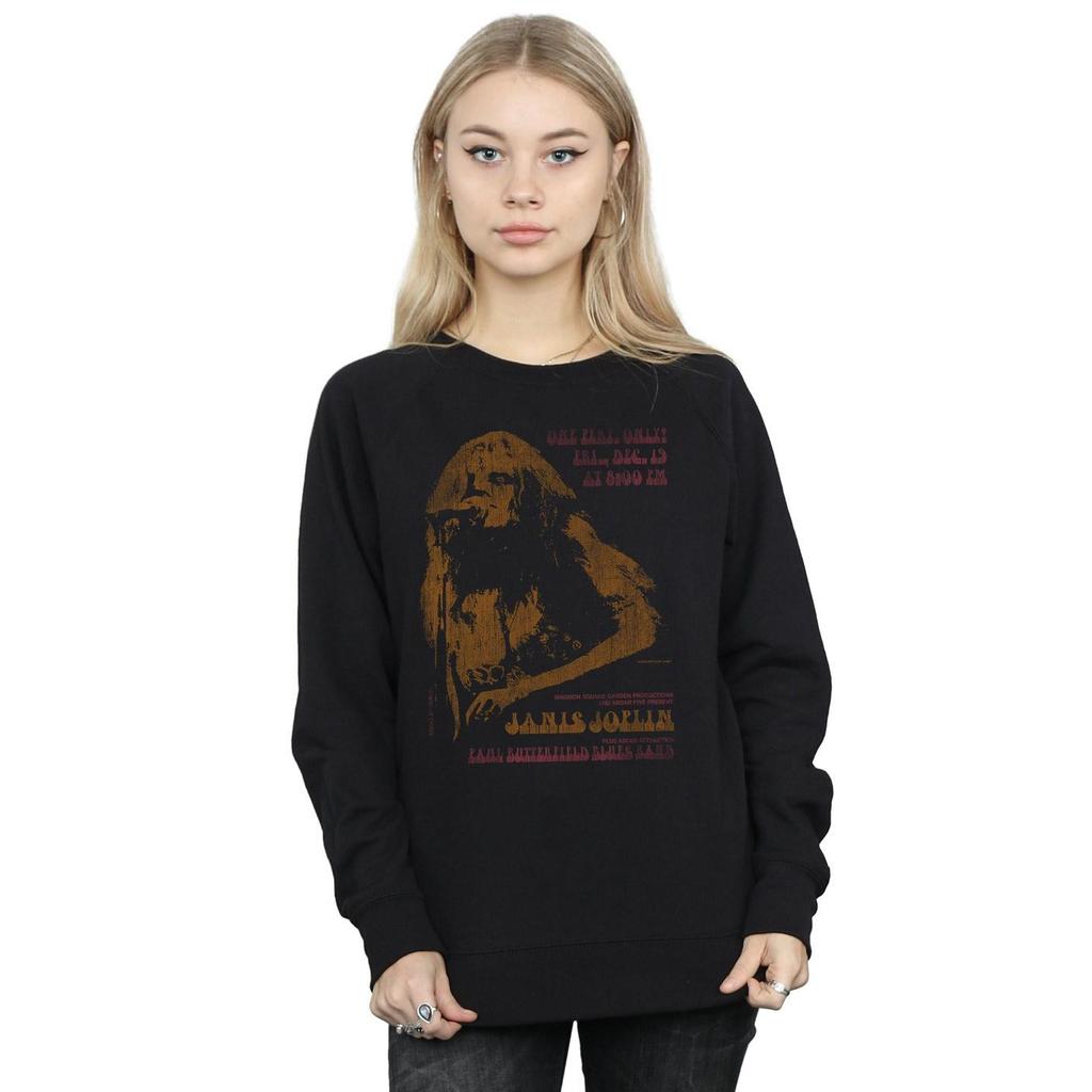 Janis Joplin Womens/Ladies Madison Square Garden Sweatshirt