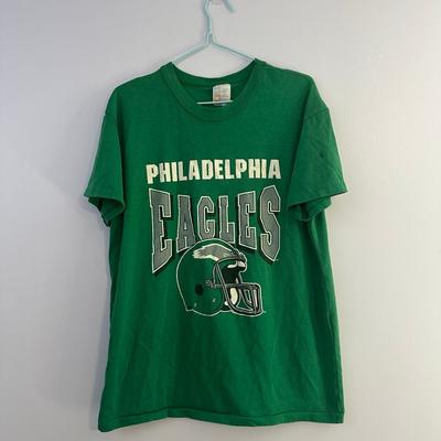 26 Philadelphia Eagles NFL Logo Grafik T-Shirt Grünes T-Shirt Basic-Stil T-Shirt HN1190 Unisex T-Shirt
