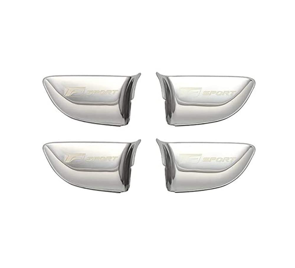 Lexus General Purpose Inner Door Handle Cover Stainless Steel Car Interior Door Knob Plate Plated Garnish LEXUS General Purpose IS GS LS HS CT NX