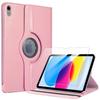 Case + Tempered Glass - BOOLING - iPad A16 (11 ") / iPad 10 2022 - Rotation 360° - Pink - Protection