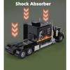 1/24 Trailer American Tow Truck Head Tractor Diecast Alloy Miniature Toy Car Model Pull Back Sound Light Collection Gift for Boy