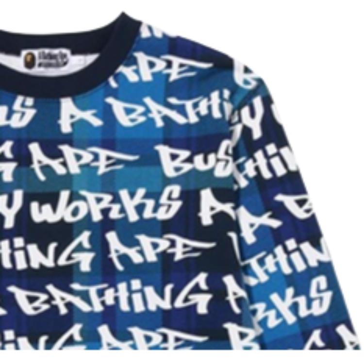 A BATHING APE Sweatshirts Men's Crew Neck Moderate 0ZXSWM113007J