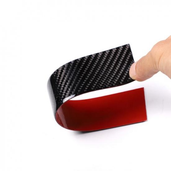 Carbon Fiber Center Console Storage Box Cover Trim For BMW 5 Series G30 18-22