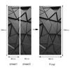 3D Geometric Waterproof PVC Door Wall Sticker Home Living Room Art Decor Decal