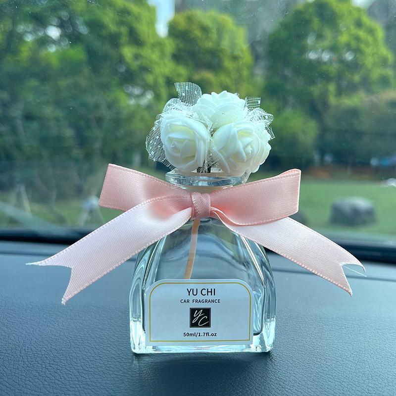 2025 High-End Long-lasting Light Fragrance Car Perfume Diffuser Bottle - Creative Interior Ornament