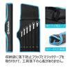 DURATECH Ratchet Combination Wrench Flex Ratchet Wrench Long Type 8–19mm 72-Tooth Double-Ended Swivel CR-V Steel Mirror Finish with Storage