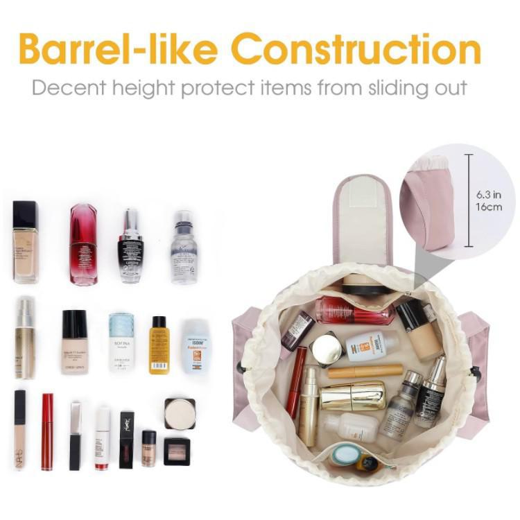 Large Capacity Portable Drawstring Cosmetic and Toiletries Bag
