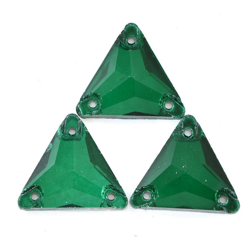 Triangular Glass Hand Sewn Drill, Crystal Diy Clothing Decorative Hair Accessories Rhinestone Accessories