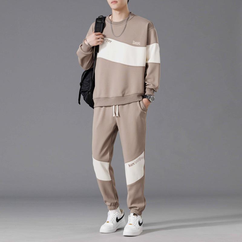 

Трендовый мужской повседневный спортивный костюм весна/осень 2024 года — стильная мужская одежда Medium