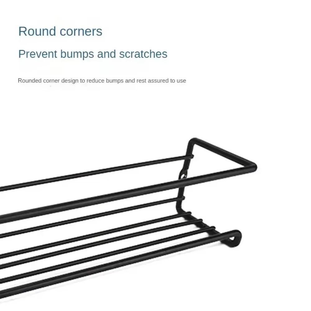 Single Layer Wall-Mounted Seasoning Shelf Carbon Steel Hanging Racks  Restaurant
