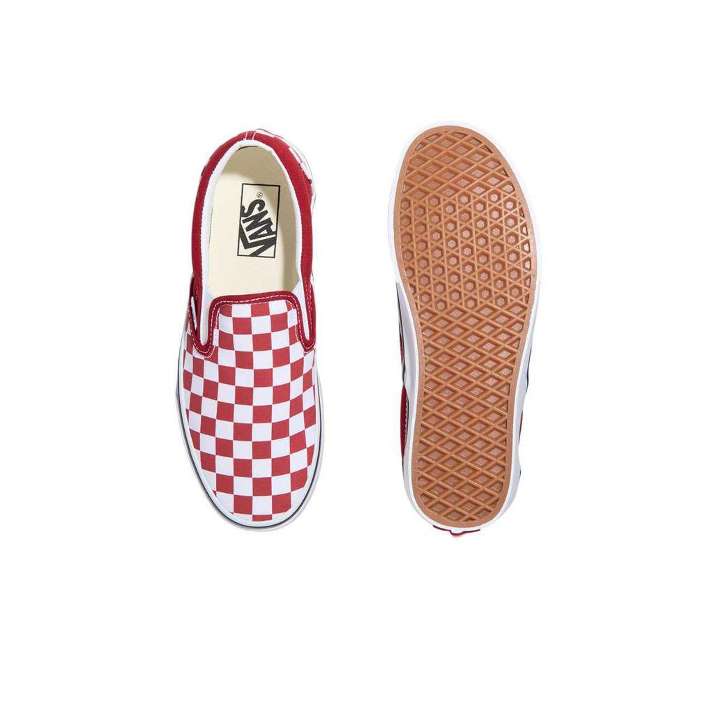 Vans CLASSIC SLIP ON Low Top Skateboard Shoes Unisex Red VN000DAH14A