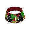 Christmas Tree Collar 22 Inch Green Elf Xmas Tree Base Stand Cover Fabric Tree Ring for Farmhouse Holiday Party Decor
