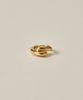 Novice Tokyo Spiral Open Hoop Ear Cuff / Gold