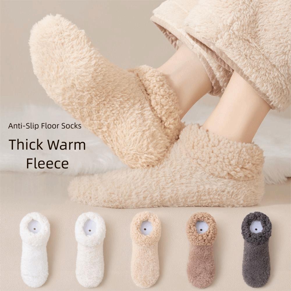 Keep Warm Warm Floor Socks Anti-slip Sleep Floor Socks Cute Winter Socks  Autumn Winter