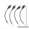 5/10Pcs USB Cable Connector To 2pin 8mm/10mm Free Welding LED Strip Connector LED Ribbon Strip Light Adaptor