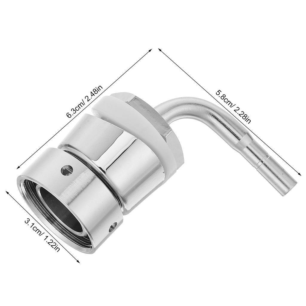 Stainless Steel Draft Beer Tower Tap 14' Shank Assembly Faucet Accessory Homebrew Keg System Beer Faucet Setup
