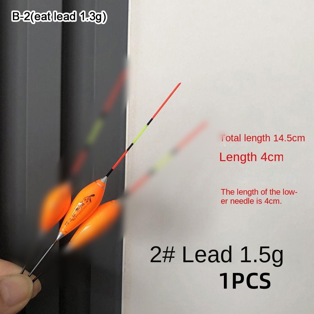 1PC Portable Fishing Floats Rock Fishing Drift Bar Fir Fish Drift Set Weight Tail Bobbers Vertical Drift Light Float 1.3g-2.0g