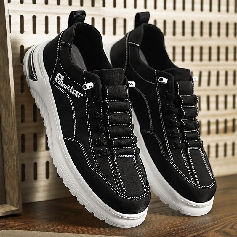 

Мужская обувь Повседневная Рабочая Обувь на Одну Педаль Модная Дышащая Удобная Толстоподошвенная Низкая Спортивная Тканевая Обувь 44