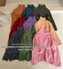 Women's 2025 Wool Turtleneck Sweater - Thick, Plush Fleece, High Neck Base Layer for Autumn & Winter