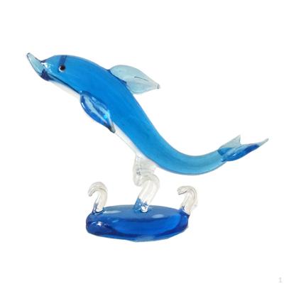 Decorative Dolphin Statue, Animal Sculpture, Modern, Cabinet Entryway