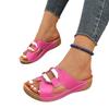 Wedge heel sandals women's summer platform wedge heel fish mouth sandals women