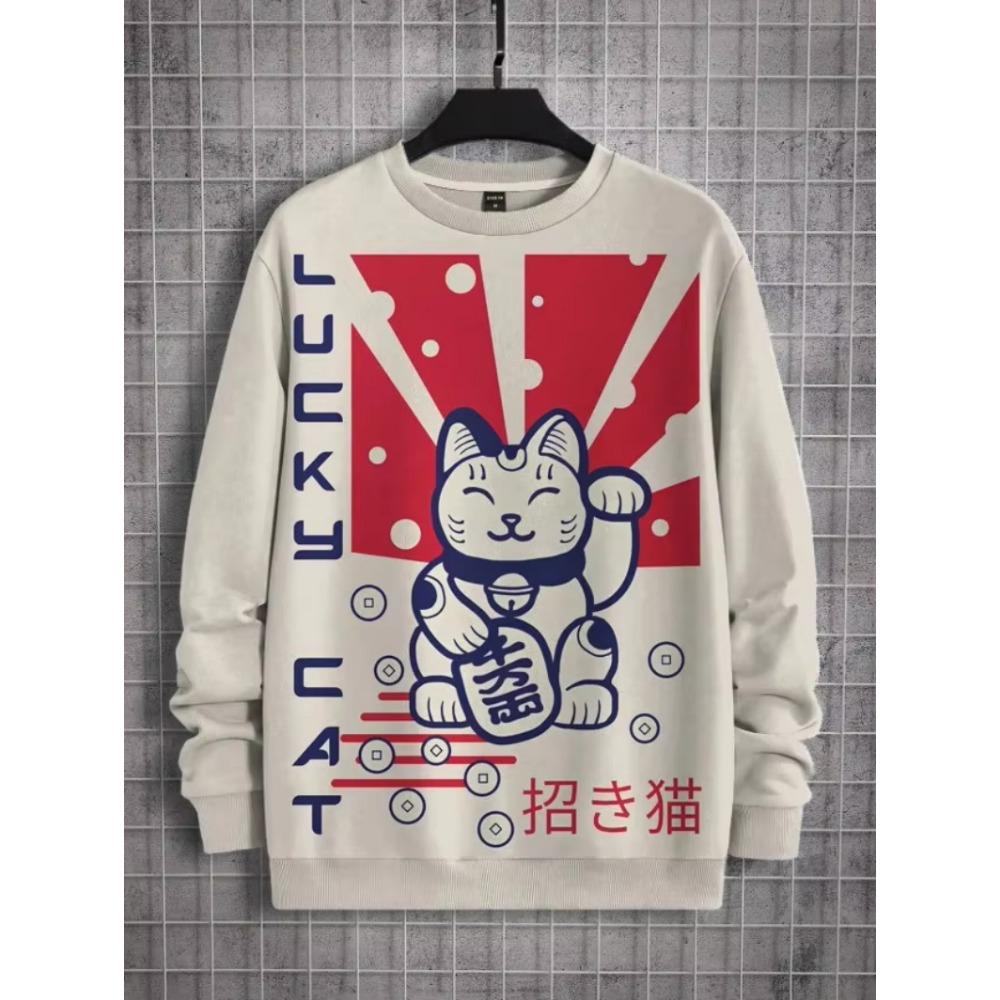 

3D Худи с принтом кота для мужчин и женщин, худи оверсайз, пуловер, осень, новинка, мужской свитшот с круглым вырезом, модная одежда унисекс, топ 5XL