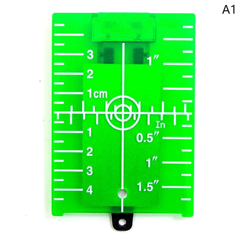 11.5cmx7.4cm Plastic Lase Target Card Plate Inch For Green Red Lase Level For Line Lasers Reflective Magnetic Plate Laser Target