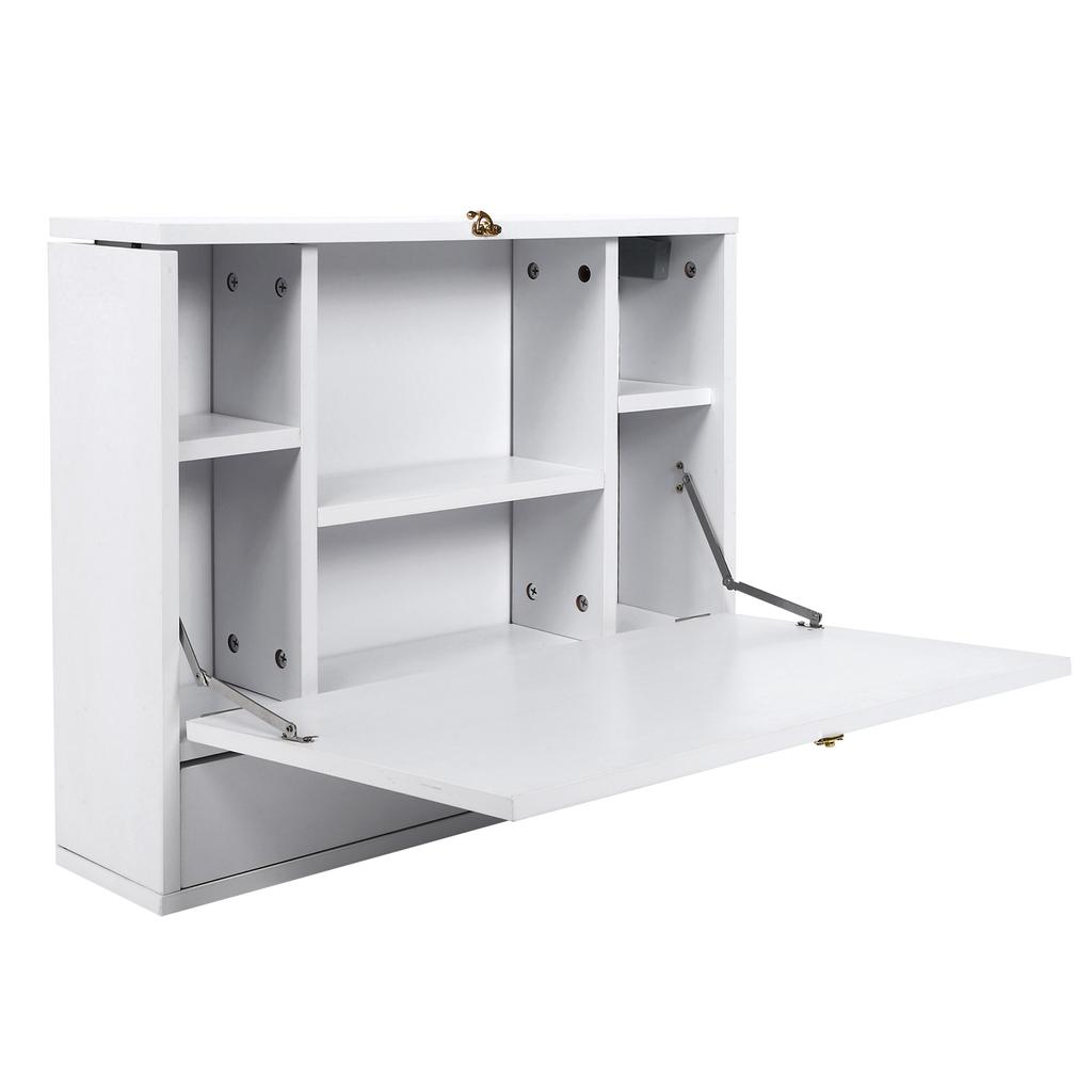 Computer Desk WallMounted Multifunctional Foldable Laptop Desk Writing Table for Home Office