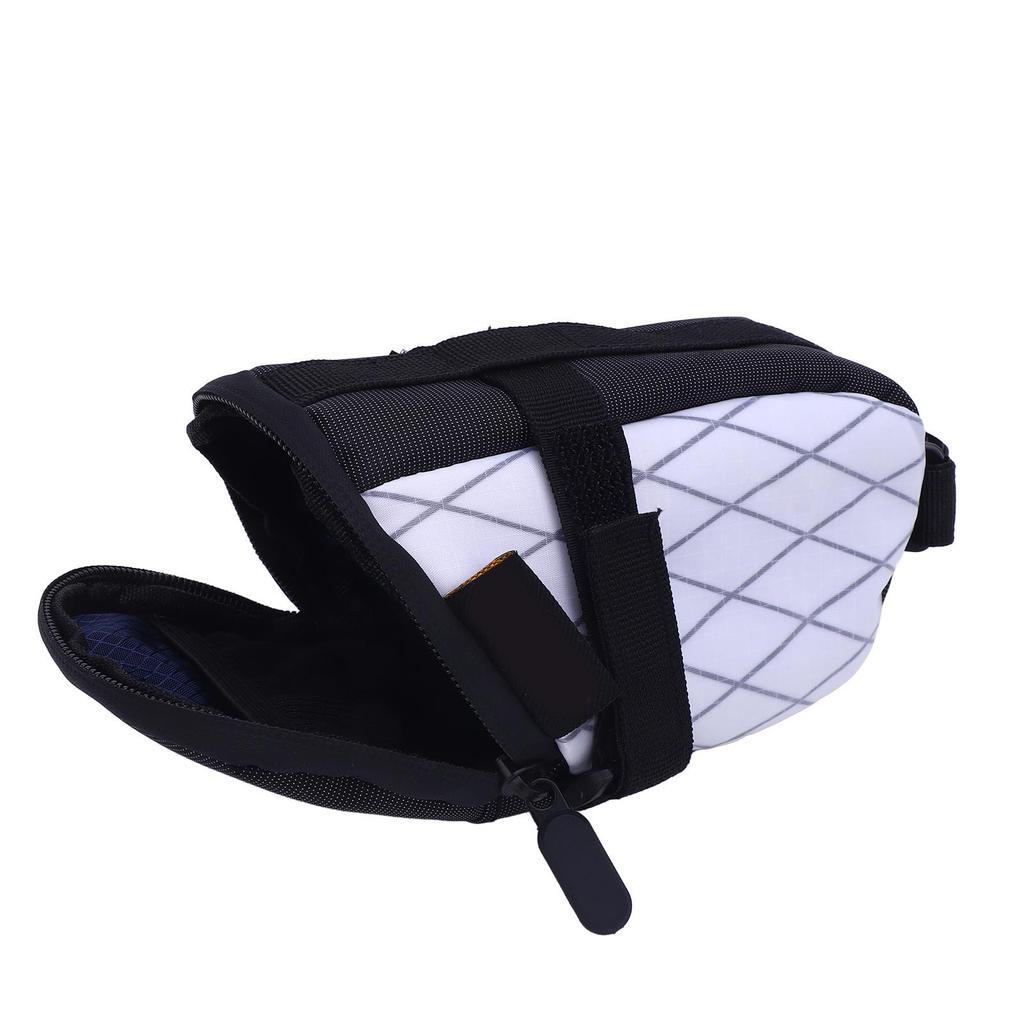 Bike Saddle Bag 1.3L Capacity Rainproof Hard Wearing Cycling Under Seat Pouch for Mountain Road