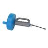 Blue Pipe Unclogger Hand Crank Sewer Unclogger Toilet Kitchen Steel Wire Pipe Blockage Dredging