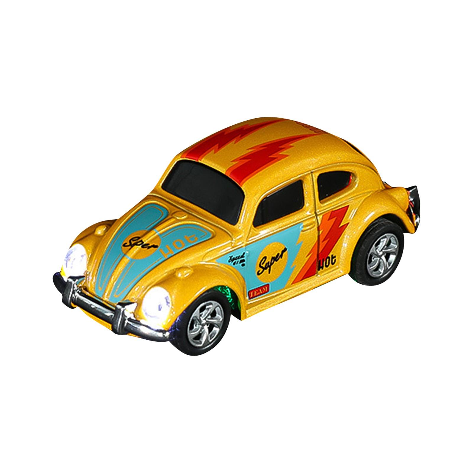 

Маленький игрушечный автомобиль с дистанционным управлением для мальчиков, беспроводной игрушечный автомобиль из сплава жука, которым можно управлять дистанционно с помощью мобильного телефона One Size жёлтый