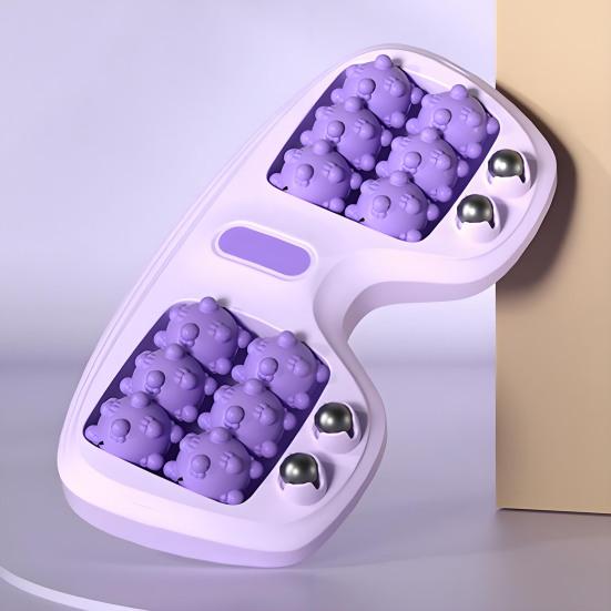 Cat Paw Foot Massager Reflexology Roller with Magnetic Beads Massage Device for Plantar Fasciitis Relief Portable Arch Pain Relief Tool