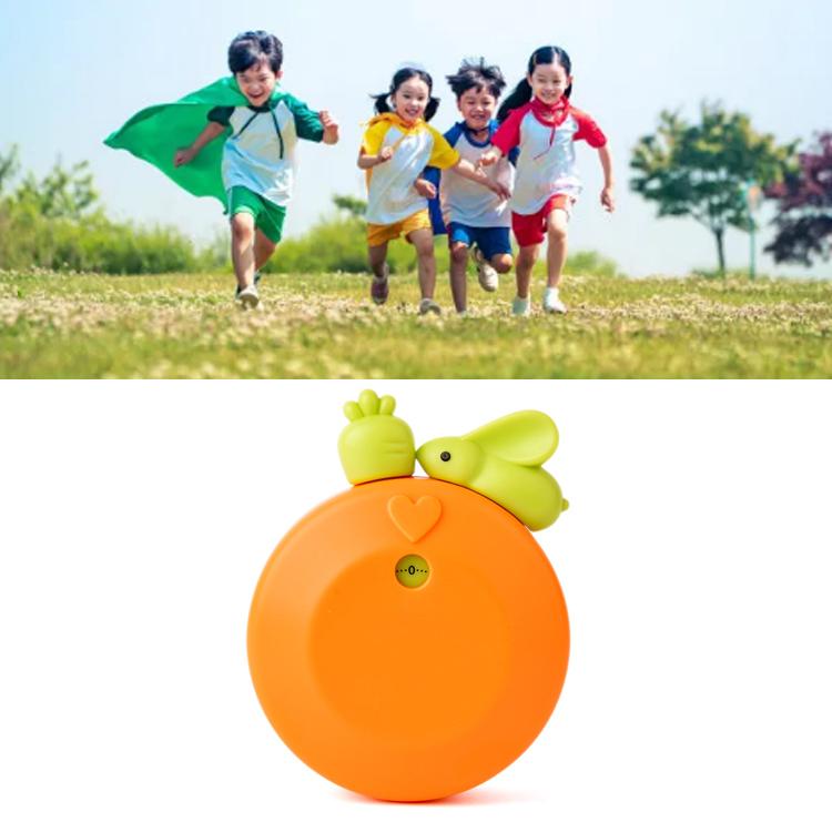 Cute Mechanical Timer Multipurpose Innovative Cartoon Rabbit Accurate Kitchen Timer for Kids Study Cooking Orange