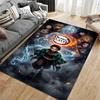 Demon Slayer Anime Carpet Design suitable as a non-slip mat for the living room or bedroom sofa