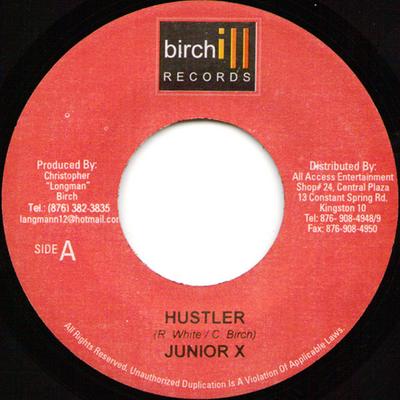 7inch Record JUNIOR X / ELOQUENT - Hustler / Gun Alone Dem Glorify NONE Birchill Record 2008 Jamaica Reggae, Ska & Dub Used
