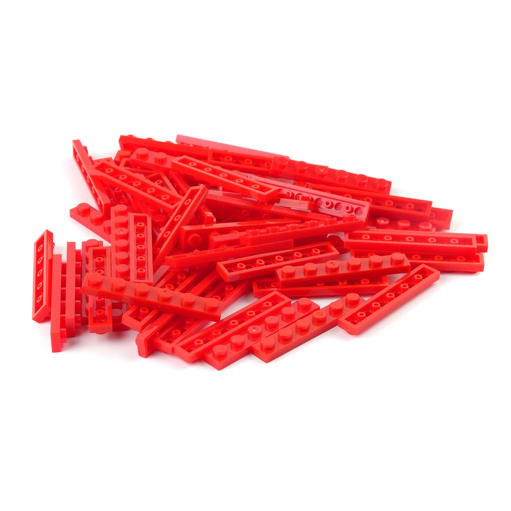 10PCS 1 X 6 Dots Thin Plate Assembly Bricks Bulk Parts 3666 Toys For Technology MOC Buildings Blocks DIY Replacement Accessory