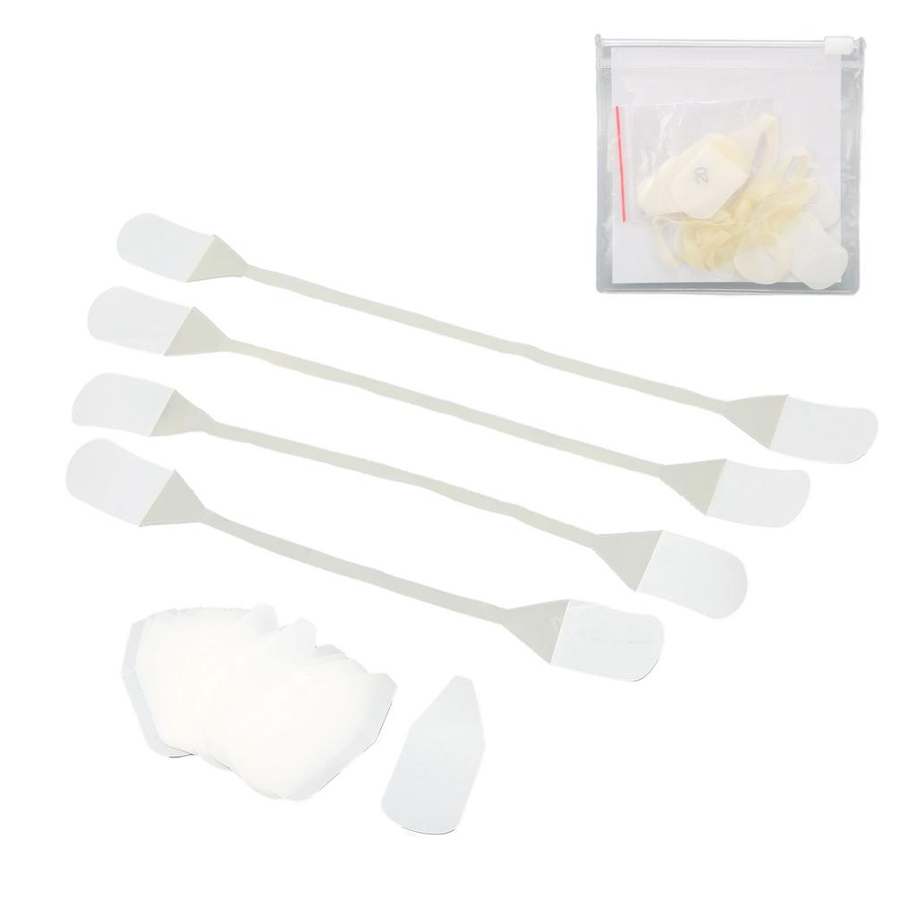 4pcs Face Lift Tape Soft Waterproof V Face Facial Lifting Firming Transparent Rubber Tape