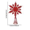 Gifts Snowflake Christmas Tree Toppers Hollowed-out Multi-layer Snowflake Ornament 3D Xmas Props Christmas