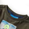 T-shirt enfants à manches longues kaki 92/104/116/128/140