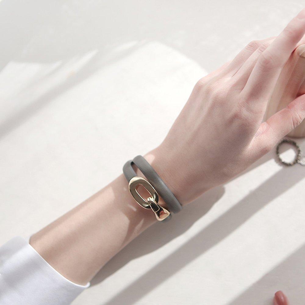 J.Lauren 0B0595 Modern Style Leather Bracelet