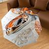 1PC Turtle Shell Umbrella-8-Rib Reinforced, Automatic Open, Lightweight & Durable, Fashion Accessory for Outdoor, J0368