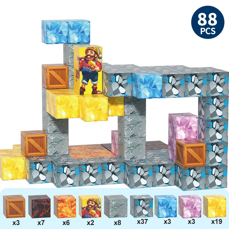 

Мировой Портал Заповедный Лес Магнитный Блок Mc Окружающая Строительная Блочная Сцена Игрушка