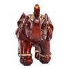 Elephant Statue Durable Resin Cute Elegant Attract Wealth Round Corner Elephant Decor for Home