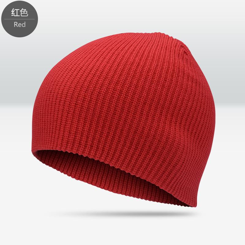 Autumn and winter thin wool hat men's hat women's knitted hat men's warm trendy headhat children's hat cold hat melon fur hat