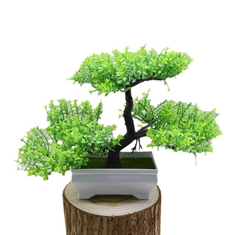 Plastic Bonsai Decorative Plant For Indoor Space With Lifelike Design