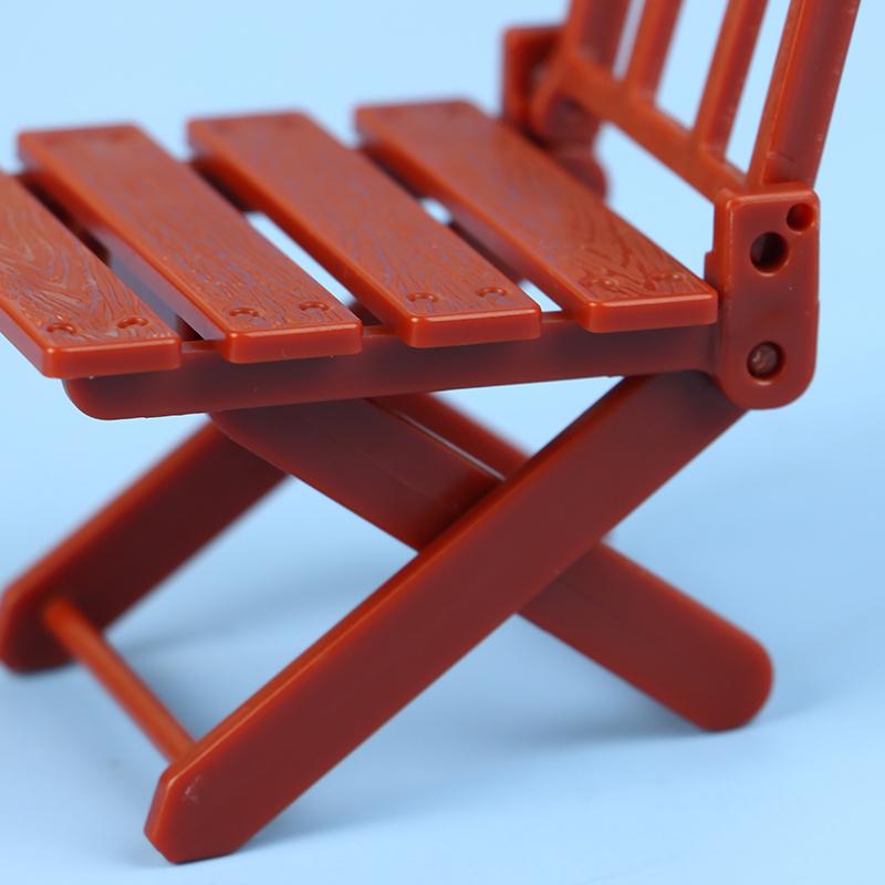 1/12 Puppenhaus Simulation Faltbarer Strandstuhl Puppenhaus Miniaturmöbel Zubehör Puppenhaus Wohnzimmer Dekoration