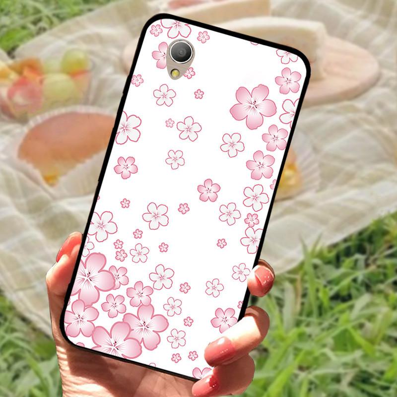 Alcatel 1 5033D Kılıf Kapağı Alcatel1 Silikon Yumuşak Mermer Siyah Tampon Funda Coque Alcatel 1 5033D 5033 5033A İçin Koruyucu