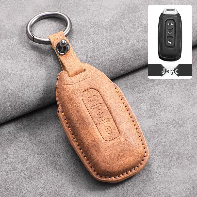 Sheepskin Key Case for Ford '19 Territory, Jiangling Yuhu 7/9, and Yushang S350 Models