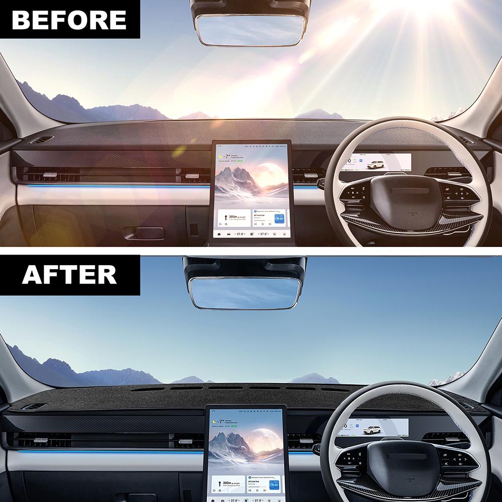 For JAECOO J5 2025-2026 Car Dashboard Cover Flannel Mat Avoid Light Pad for 2025-2026 Jaecoo J5 Accessories