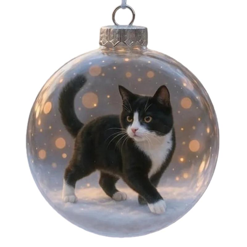 Christmas Balls Elegant Christmas Tree Hanging Animal Ornament for Holiday Celebration and Seasonal Home Accent